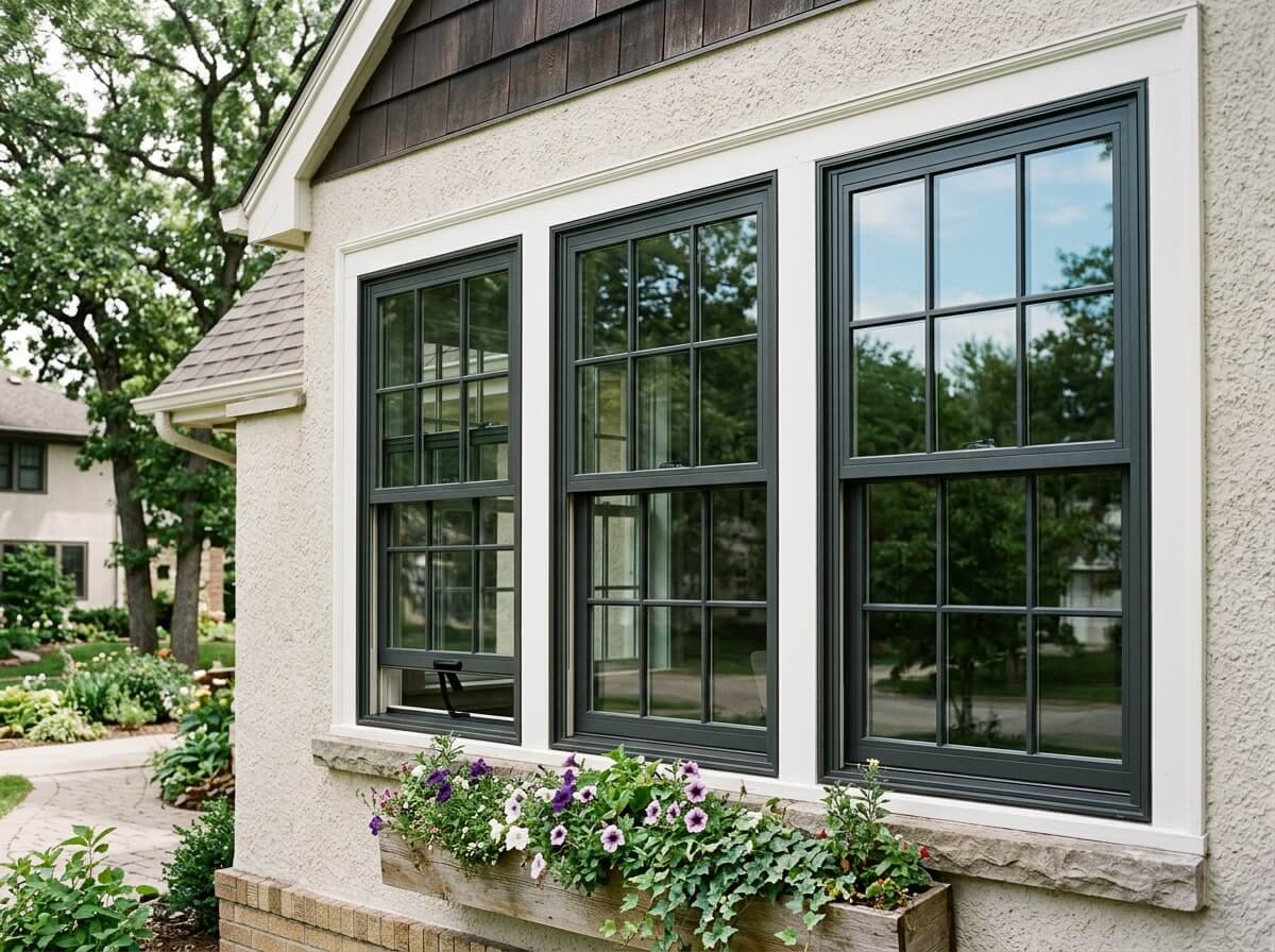 Classic Double Hung Windows in Smeaton Grange