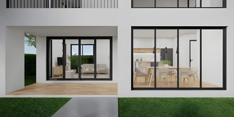 Improve, Don't Move: Opening Your Kitchen to the Alfresco 43 Aluminium sliding windows and doors on a modern Smeaton Grange home