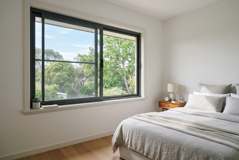 CBD, Inner West and East 5 Apartment bedroom sliding window