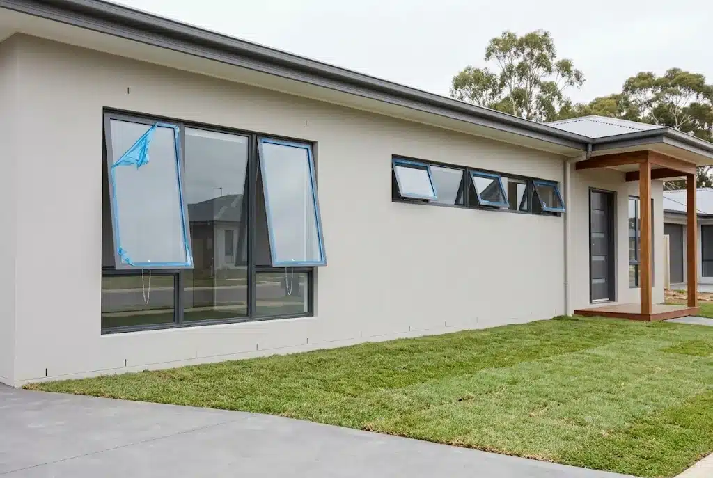 Awning windows on a Bardia new build