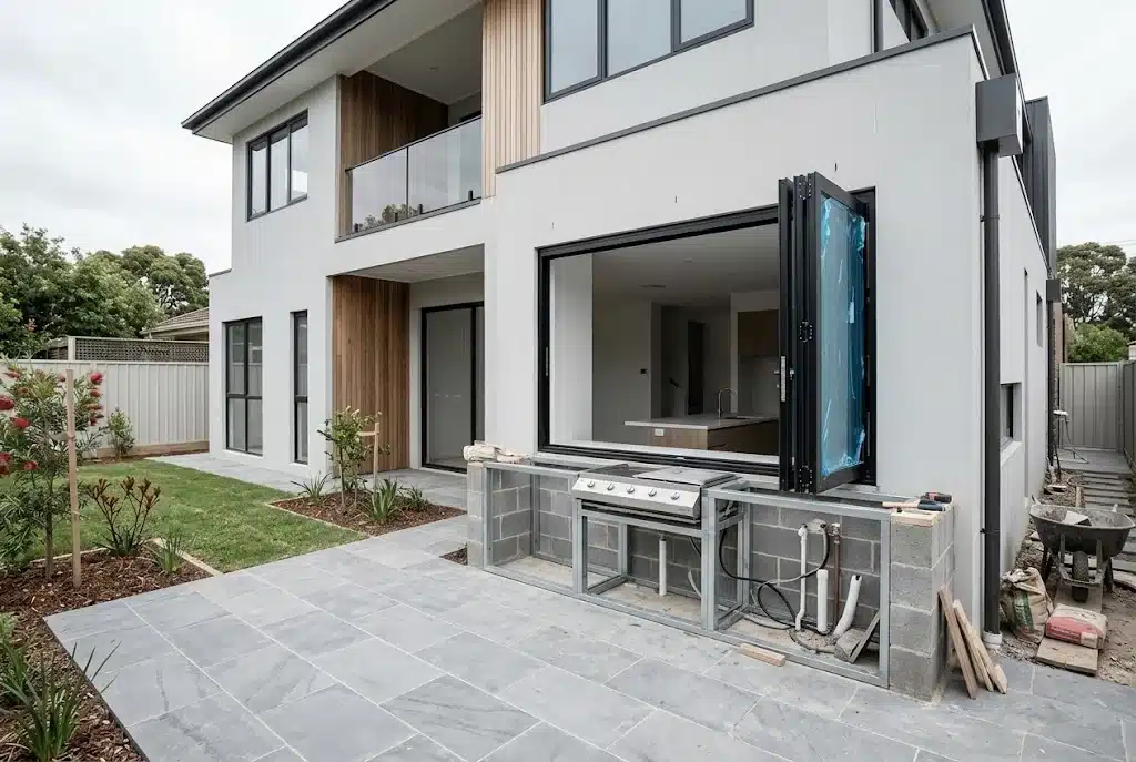 Bifold window, Camden new build