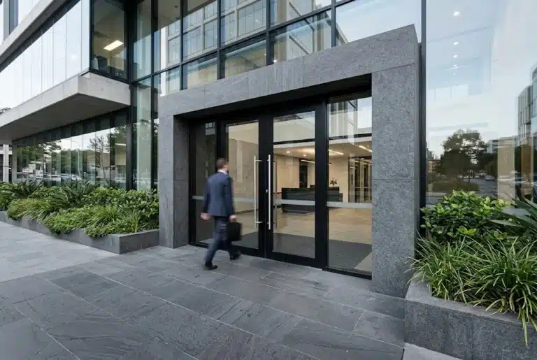Corporate entry doors, Campbelltown