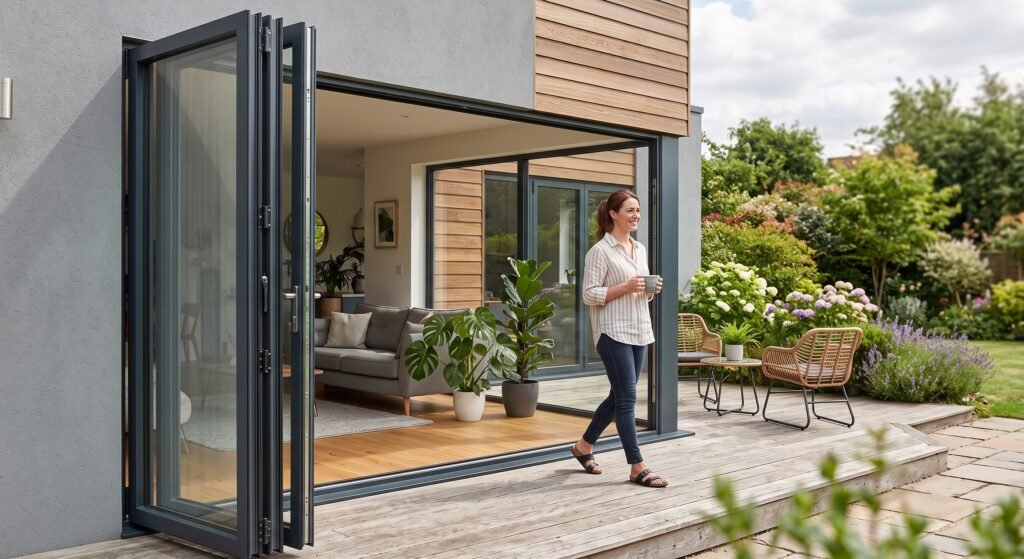 alumenium double glazed doors