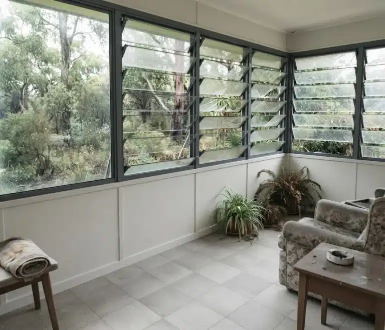Louvre windows, Theresa Park