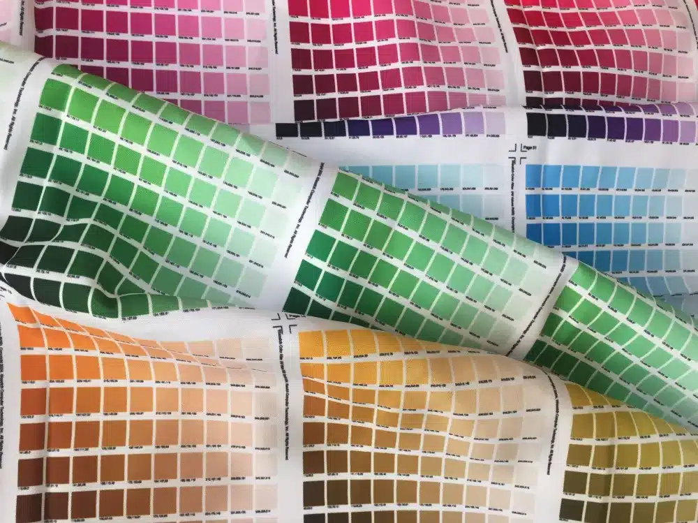 Popular Powder Coat Colours for Windows and Doors 4 Powder coat colour swatches for aluminium windows and doors displayed on a sample board