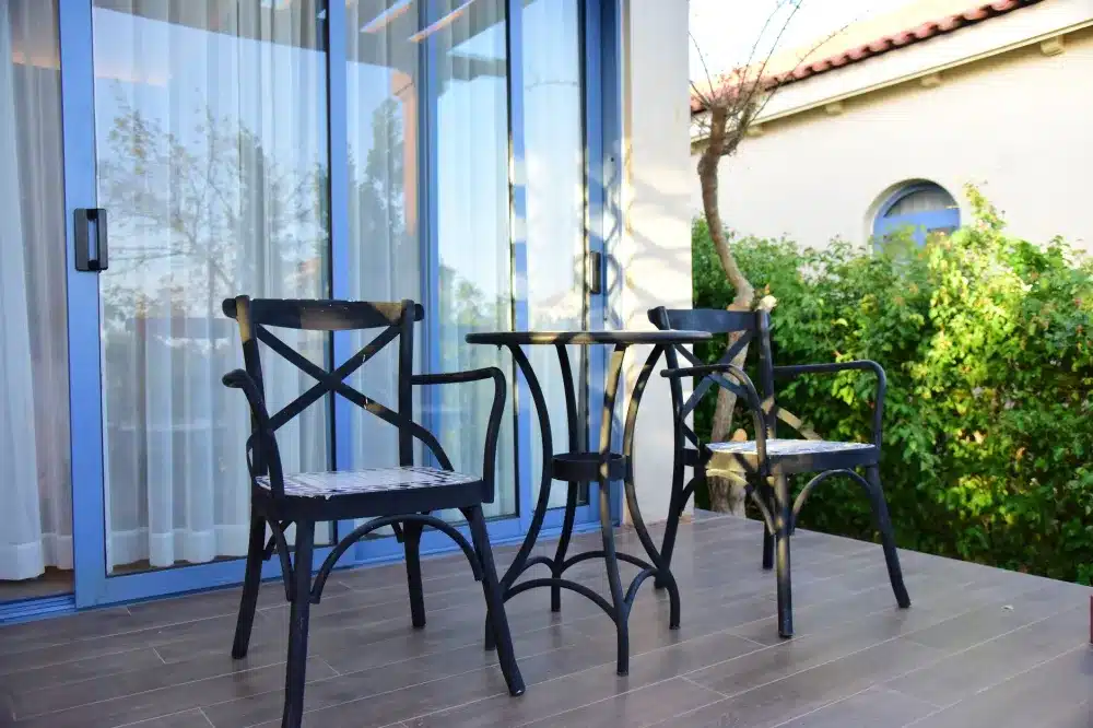 Aluminium Sliding Doors in Ingleburn, NSW | Free Quote 1 Modern powder-coated aluminium sliding door frame fitted in Australian home