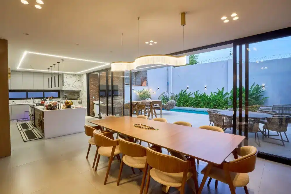 Repair or Replace a Sliding Door? How to Decide 3 Aluminium sliding door opening onto alfresco area in South West Sydney home
