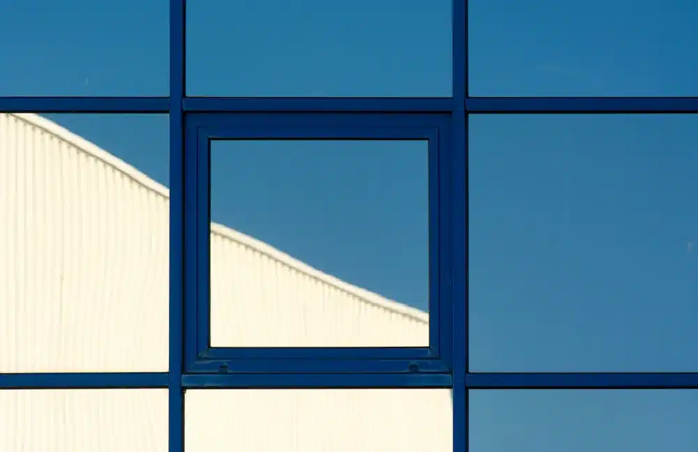 The Best Windows for Energy Efficiency in Australia 2 Powder coated aluminium window frames on a contemporary suburban house exterior