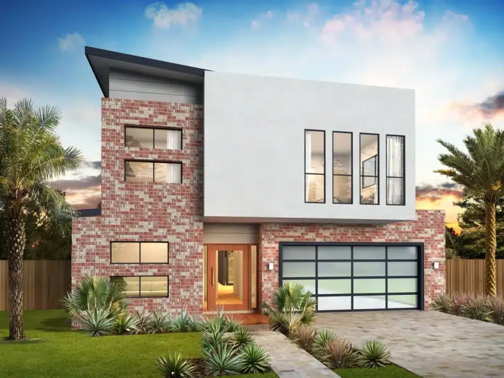 Double Hung vs Sliding Windows for Your Home 3 Double hung aluminium window installed in a modern Australian home exterior