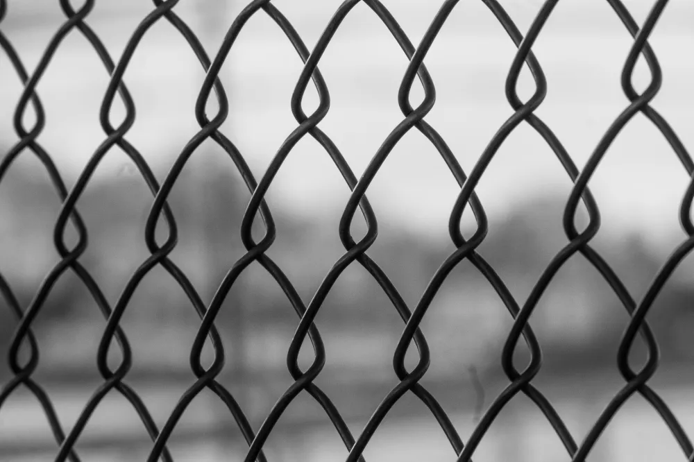 Security Screen Doors in Campbelltown, NSW | Free Quote 1 Close-up of stainless steel mesh security screen door showing fine woven grille detail